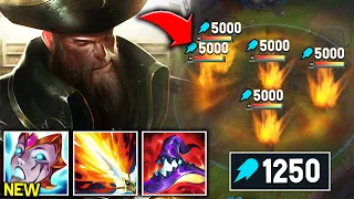 WHEN GANGPLANK GETS 1250 AP HIS ULT BECOMES A LITERAL NUKE (THEY BUFFED HIS ULT)