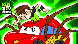 McQueen Eater vs Bus Eater x Train Eater: Rescuing Magic Eggs | Ben 10 Fanmade Transformation