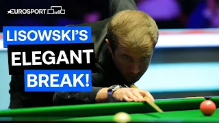 Lisowski takes frame 3 with an outstanding 105 break! | Eurosport Snooker