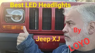 LED Headlight Upgrade for the Jeep Cherokee XJ or  Comanche MJ from LOYO #jeepxj