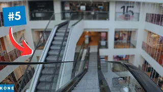 6 FLOORS of KONE Escalators at John Lewis Oxford Street, London