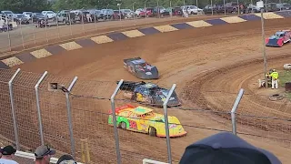 Super Late Models heat race #1 from Path Valley Speedway Park on Tuesday 6/13/23
