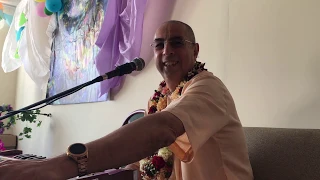 Niranjana Swami — Kirtan at the children's program, Bhakti-sangama, Ukraine — 14-Sept-2019