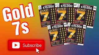 Very Nice 🌞 £2 Gold 7s Scratchcards 🌞 scratch cards UK 🌞 UK scratch cards