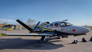 Cirrus SF50 Vision Jet - Cranfield To Gloucester | Flight Vlog