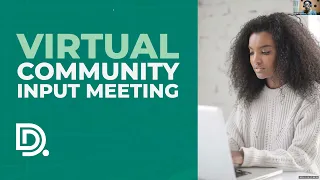 DDOT Virtual Community Input Meeting: November 18, 2021