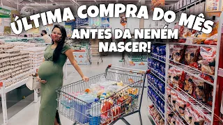 ÚLTIMA COMPRA DO MÊS ANTES DA NENÉM NASCER- QUANTO GASTAMOS?