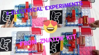 4 Electrical experiments⚡⚡ out of znatok electronic kit