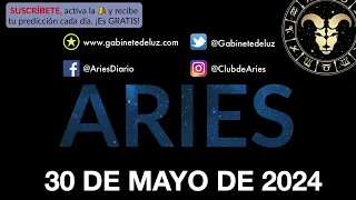 Horóscopo Diario - Aries - 30 de Mayo de 2024.