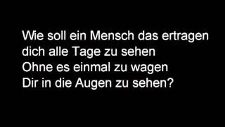 Philipp Poisel - Wie soll ein Mensch das ertragen ( lyrics )