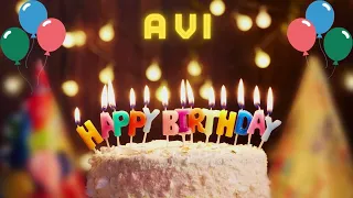 🎉Avi Birthday Song   Happy Birthday Avi 🎂