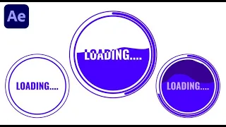 Simple Loading Animation In Adobe After Effects - After Effects Tutorial In Hindi.