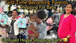 First Time Becoming Parents || Confused हो गया Shopping करते Time 😂|| Shopping For My Baby