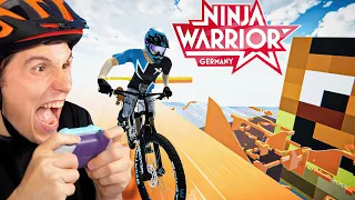 MEGA PALUTEN 2.0 im Fahrrad Simulator (Ninja Warrior Germany MAP)