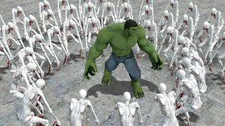 HULK VS 100 SCP-096:CB!! Garrys Mod Sandbox