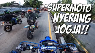 (PART 1) | RAME PARAH!! ROMBONGAN SUPERMOTO JAWA TIMUR NYERANG JOGJA!!! #supermoto #jogja