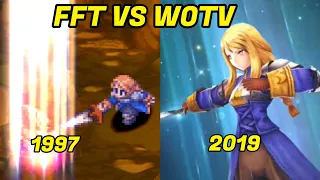 Final Fantasy Tactics vs War of the Visions Skills/Abilities Comparison (1997 vs 2019)