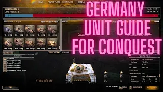 Guide to German Army Conquest Units 2024