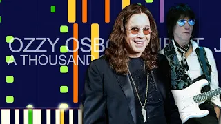 Ozzy Osbourne ft. Jeff Beck - A THOUSAND SHADES (PRO MIDI FILE REMAKE) - "In the style of"