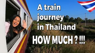 Taking a train journey in Thailand | Living in Udon Thani Thailand