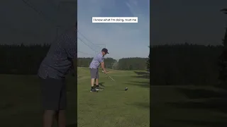 Angry Golfer 🤯 | He didn't KNOW what he was doing😂 |  #shorts #golf