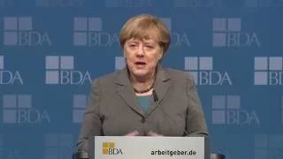 Angela Merkel Rede Chancen Euro Arbeitgebertag 15 11 16