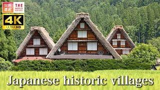 【4K】Japanese Four Seasons in 4K. World Heritage of Shirakawa-go and Gokayama.