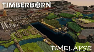 LAKES (UPDATE 5) - Timberborn Timelapse [hard mode]