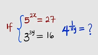 Indian Olympiad Mathematics | Exponential Equation