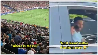 Fans Look for Messi in Vancouver vs Inter Miami Match, Find Him joking with people at a Red Light 😄