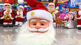 Funny SANTA CLAUS Singing Dancing Toys #FilmoraVlogmas