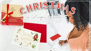 CHRISTMAS PREP | Gift wrapping | My night routine & Mom self care routine, Gift ideas | Sephora haul