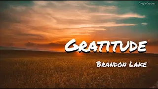 Gratitude | Brandon Lake (Lyrics) #brandonlake