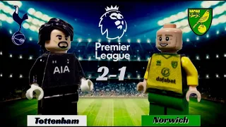 Tottenham 2-1 Norwich | Highlights in LEGO