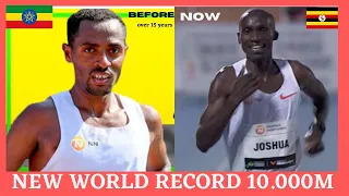 Joshua Cheptegei Destroys Kenenisa  Bekele's - 10,000 Meter WORLD RECORD!. [Were Are White PIPO AT]