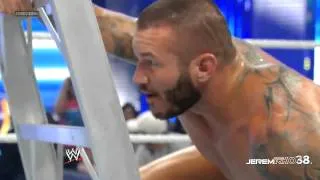 Randy Orton RKO on Daniel Bryan - Smackdown - July 12, 2013