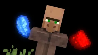 Minecraft Villager uses Hollow Purple