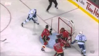 Canucks vs Flames - Highlights - 10/8/14 - HD