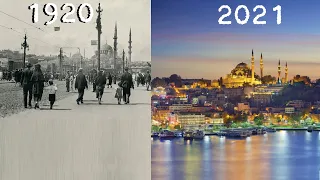 Evolution of Istanbul 1920 - 2021 (Turkey)