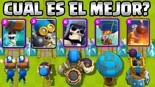 CUAL ES EL MEJOR BOMBARDERO? | OLIMPIADAS EXPLOSIVAS | RETO CLASH ROYALE | 1vs1 | NUEVOS ROMPEMUROS