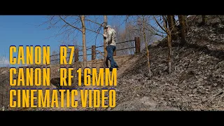 Canon rf 16mm объектив для crop камеры r7 и влога