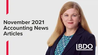 Accounting News November 2021