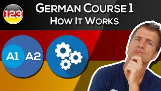 German Course 1 | How it Works | The Easy Way to Learn German | 123deutsch