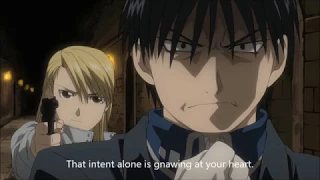 FMAB: Riza stops Roy from killing Envy