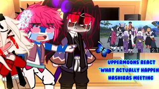 Uppermoons+nezuko react "what actually happened hashiras meeting"//original?//cringey//part 2/2🗿🌸