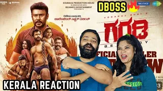 Garadi Official Trailer REACTION | Soorya | Yogaraj Bhat | Challenging Star Darshan | V Harikrishna