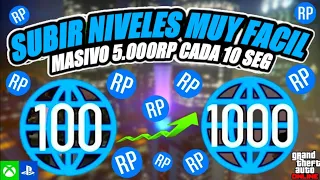 COMO SUBIR NIVELES MASIVO Y MUY FACIL 5.000 RP INFINITO GLITCH RP en GTA 5 Online