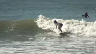 6 year old surfing & shredding!!