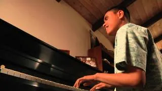 Kuha'o blind self taught piano prodigy plays: Strawberry Fields Forever