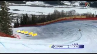 Downhill of Andrej Sporn in Kvitfjell 2011